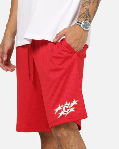 Carre Sideline Basketball Shorts Red