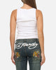Ed Hardy Women's Signature Tank White