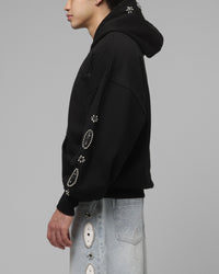 Loiter Rodeo Hybrid Zip Hoodie Black
