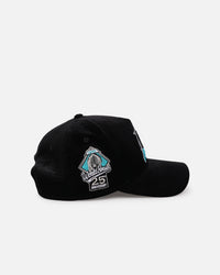 New Era Florida 'Velvet Hearts' 9FORTY A-Frame Snapback Marlins Black