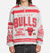 Mitchell & Ness Chicago Bulls Letterform Crewneck Grey Marle/Official Team Color