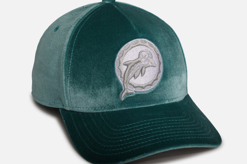 New Era Miami Dolphins 'Velvet Dreams 2.0' 9FORTY A-Frame Snapback Pine Green