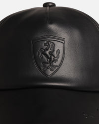 Puma X Scuderia Ferrari Premium Baseball Strapback Cap Black