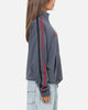 Carre Footie 1/4 Zip Crewneck Vintage Navy