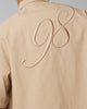 Loiter Studio Zip Shirt Oxford Tan