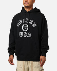Avirex Stadium Hoodie Black