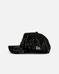 New Era San Francisco Giants 'Outline Flames' 9FORTY A-Frame Snapback Black