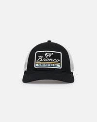 American Needle Twill Valin Patch Trucker Snapback Ivory/Black