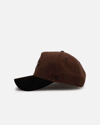 47 Brand Houston Astros 'Barren' Offside DT Corduroy Snapback Brown/Black