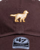 47 Brand Golden Retriever Icon 47 Clean Up Strapback Brown