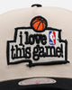 Mitchell & Ness New York Knicks 'I Love This Game' Pro Pinch Snapback Natural/Black