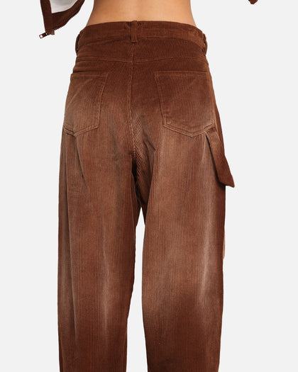 XXIII Corduroy Wash Pants Brown
