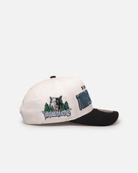 Mitchell & Ness Minnesota Timberwolves 'Draft Day' Pro Pinch Snapback White/Black