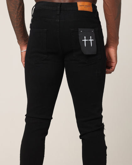 Saint Morta Bling Summum Jeans Black