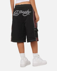 Ed Hardy Fury Shorts Plum/Black
