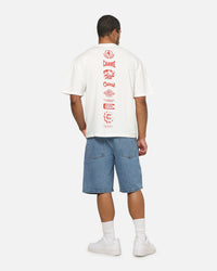 Carre Stacked Logo T-Shirt Off White