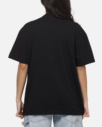 Carre Illusion T-Shirt Solid Black