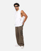 Saint Morta Distressed Oversized Muscle T-Shirt White