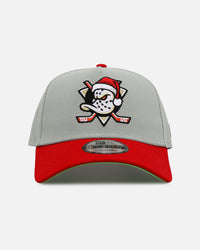 New Era Anaheim Ducks 'All I Want For Christmas' 9FORTY A-Frame Snapback Green/Red