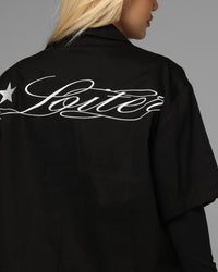 Loiter Daytona Button Up Shirt Black