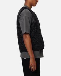 Carre Quilted Vest Black