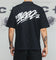 Carre Tag Mock Neck T-Shirt Black