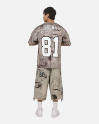 Mitchell & Ness Las Vegas Raiders Tim Brown #81 Abstract Camo Jersey Abstract Camo
