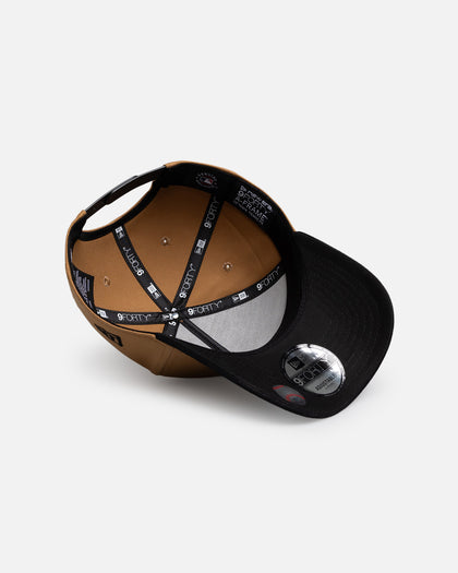 New Era Los Angeles Dodgers "Wheat Black Suede" 9Forty A-Frame Snapback Beige/Khaki
