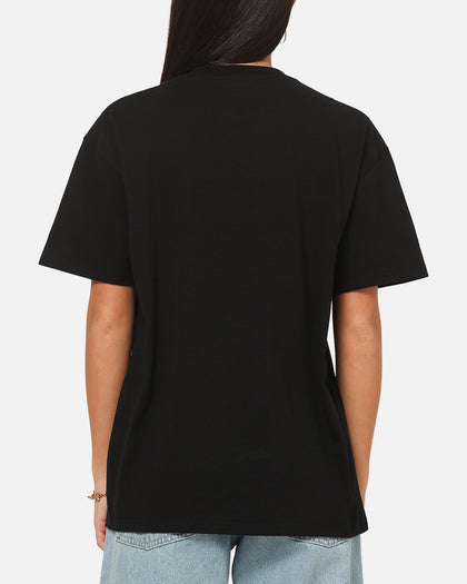Carre Plaid Oval T-Shirt Solid Black