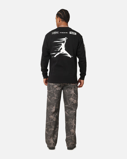 Jordan Jumpman MVP 85 Long Sleeve Crewneck T-Shirt Black/Sail