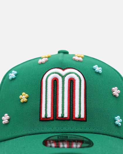 New Era Mexico National Baseball Team 'Summer Flowers 2.0' 9FORTY A-Frame Snapback Official Team Color