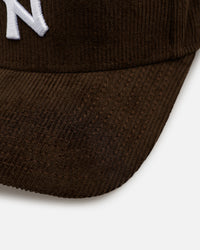 New Era New York Yankees 'Cord Tones' 9FORTY A-Frame Snapback Walnut