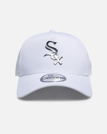 New Era Chicago White Sox 'White Silver' 9FORTY A-Frame Snapback White/Silver