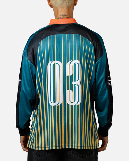 Carre All Star Football Long Sleeve T-Shirt Multi/Green