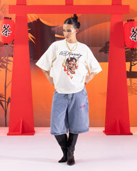 Ed Hardy Devil T-Shirt Off White