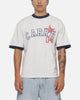 Carre 4 Star Ringer T-Shirt Grey Marle