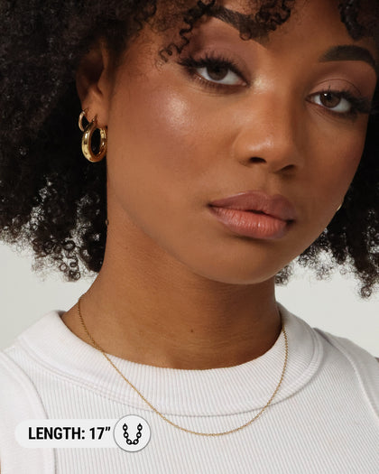 Raising Hell Customisable Cable Necklace Gold