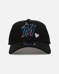 New Era Miami Marlins 'Baseball Hearts' 9FORTY A-Frame Snapback Official Team Color