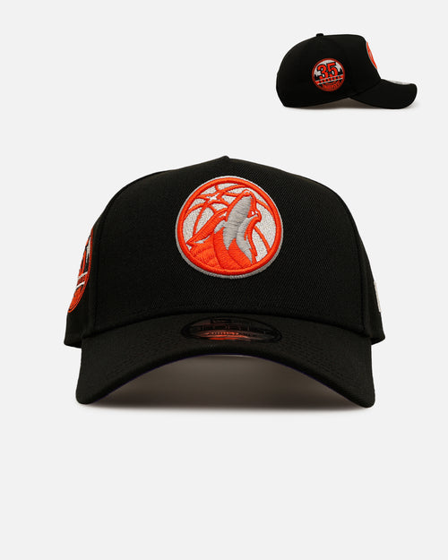 New Era Minnesota Timberwolves 'NBA Dia De Los Muertos' 9FORTY A-Frame Snapback Black/Orange