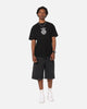 X-Large Baggy Bull Denim 91 Shorts Washed Black