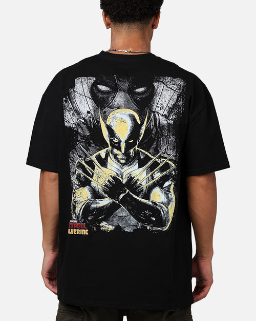 73Studio Marvel Deadpool and Wolverine Heavyweight T-Shirt Black