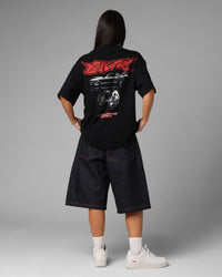 Loiter Death Race Vintage T-Shirt Black