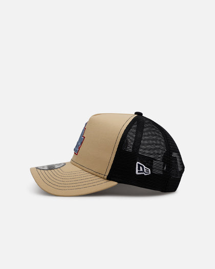 New Era Los Angeles Dodgers 'Vintage Truckers' 9FORTY A-Frame Trucker Snapback Vegas Gold