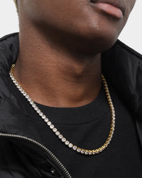 NXS 5mm Tennis Chain Gold