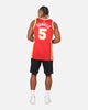 Nike Dyson Daniels Atlanta Hawks #5 Icon Edition Nike Dri-FIT NBA Swingman Jersey University Red