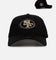 New Era San Francisco 49ers 'Raised Metallic Chainstitch' 9FORTY A-Frame Snapback Black