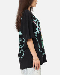 73Studio X One Piece Zoro Vintage T-Shirt Off Black