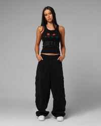 Loiter F-16 Balloon Cargo Pants Black
