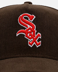 New Era Chicago White Sox 'Walnut Cord' 9FORTY A-Frame Corduroy Snapback Walnut