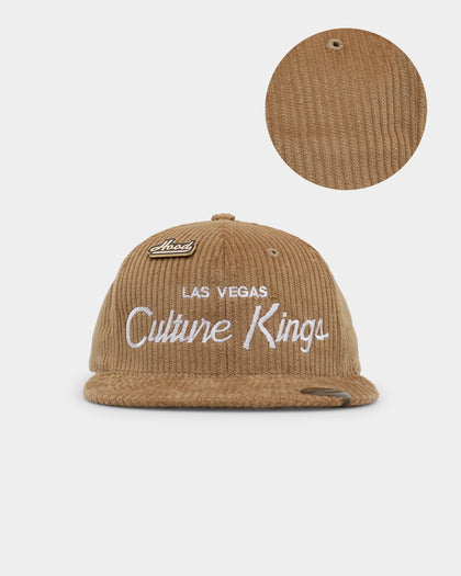 Hood X Culture Kings Las Vegas Collab Original Corduroy Snapback Mocha